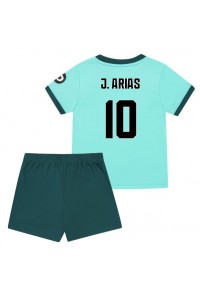 Wolves Jhon Arias #10 Jalkapallovaatteet Lasten Vieraspeliasu 2025-26 Lyhythihainen (+ Lyhyet housut)